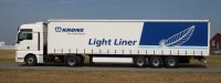 LKW mit Krone-Auflieger